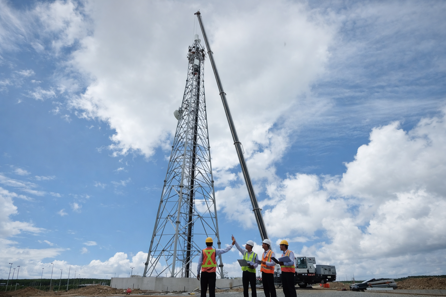 Obra civil técnica e infraestructura para sitios de telecomunicaciones